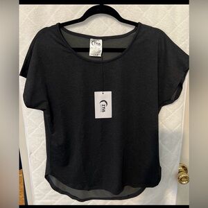 Zyia Active Black Plie T. Size large.  
New with tag